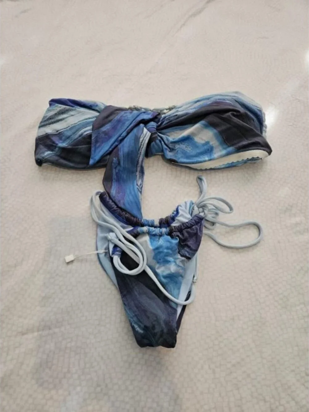 Bikini, Entreaguas, S, Blue